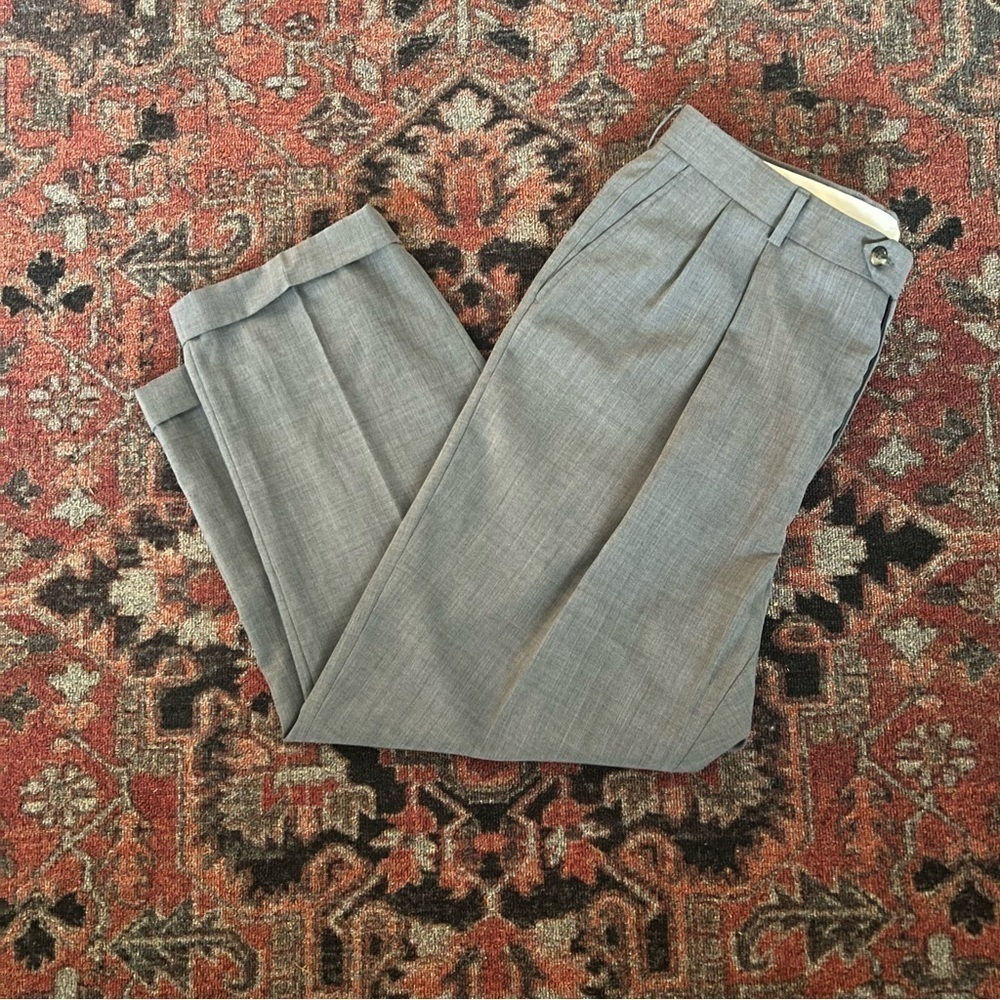 Men’s Raquet Club slate grey pleated Dress pants | waist 41
